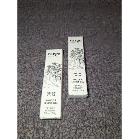 Cargo Cosmetics Gel Lip Color 2pk BORA BORA .10oz/2.8G‎ PINK - Picture 1 of 6